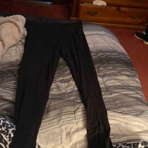 Black sweat pants
